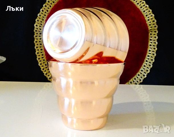 Медна чаша за вино,халба 400 мл.,чиста червена мед. , снимка 6 - Антикварни и старинни предмети - 52282407