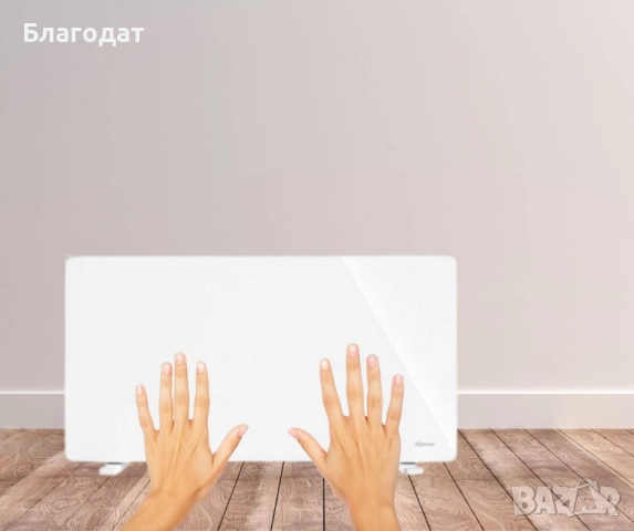 Конвекторна печка , 2000W, алум.нагревател, стъклен панел, Wi-Fi, снимка 2 - Отоплителни печки - 52883602