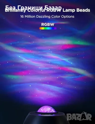 Нов Govee проектор за спалня с 52 сцени и RGBW цветове за аурора и звезди , снимка 2 - Други - 48713524