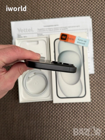 100% Батерия❗️36М ГАР! 📛 iPhone 15❗️ Лизинг от 19€/мес ❗️Black черен 128гб , снимка 7 - Apple iPhone - 53231170
