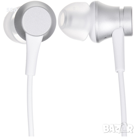 Слушалки с микрофон Xiaomi Mi In-Ear Headphones Basic сребристи, снимка 4 - Слушалки, hands-free - 36222928