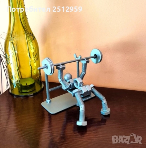 Метални фигури от болтове и гайки, снимка 15 - Статуетки - 51992574