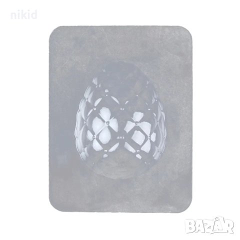 Голямо яйце мрежа черупка поликарбонатна пластична гъвкава пластика форма за шоколад шоколадово PP, снимка 3 - Форми - 40301708