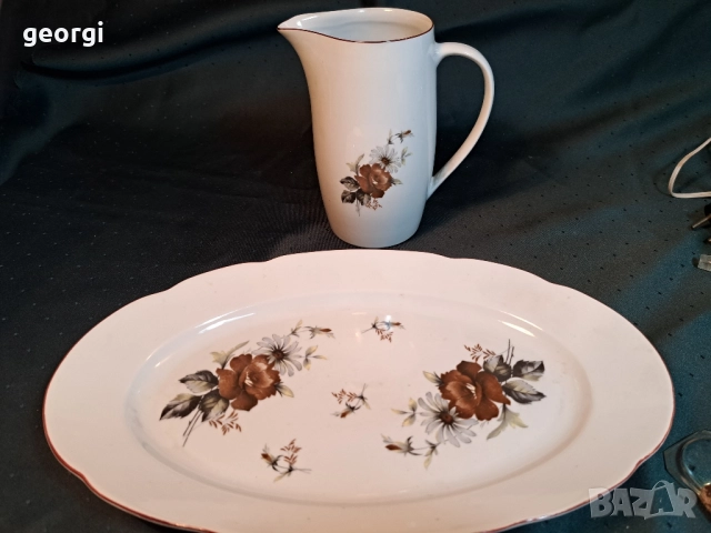 плато и кана български порцелан 30/4