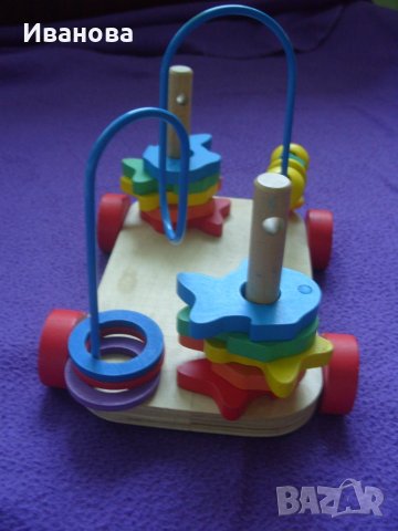 Дървена играчка- метод Монтесори, снимка 2 - Образователни игри - 41158907