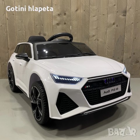Акумулаторен джип AUDI RS 6 4X4 Licensed 12V батерия,MP3, снимка 2 - Детски велосипеди, триколки и коли - 37661793