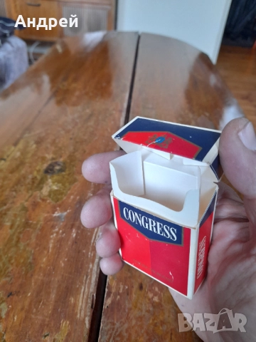 Кутия от цигари Congress, снимка 6 - Колекции - 52940278