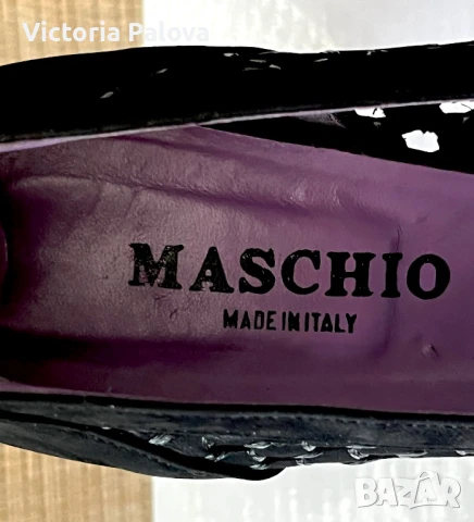 Модерни красиви изящни обувки MASCHIO Италия, снимка 6 - Дамски обувки на ток - 51424177