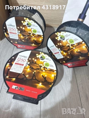 Коледни лампи 1250 LED- 35м , снимка 1