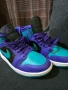 Sneakers Air Jordan 1 Mid Black Grape, снимка 4