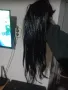 перука черна дълга коса, снимка 1