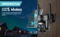 BEENOCAM 4K соларна автономна въртяща се камера със соларен панел, снимка 5