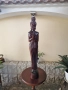 Страхотна огромна антикварна дървена фигура статуетка скулптура , снимка 2