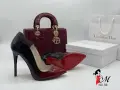 Christian Louboutin Дамски Лачени Обувки С Висок Ток d'Orsay И Червена Подметка-4 Цвята Код SEM-683, снимка 5