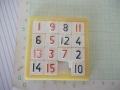 Пъзел плъзгащ се с числа от 1 до 15, снимка 1