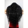 Дълга черна чуплива лейс фронт перука Джулиета, снимка 6