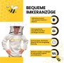 Bee Art пчеларски костюм горнище размер М със предпазна шапка НОВО, снимка 3