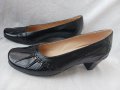 Нови кожени български обувки, снимка 1 - Дамски обувки на ток - 42299790
