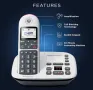 Безжичен телефон Motorola CD5011 DECT 6.0 с телефонен секретар, снимка 4