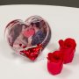 Рамка за снимки сърце с вода , подарък за Свети Валентин