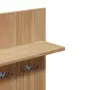 vidaXL Шкаф портманто OTTA, 50x40x160 см, борово дърво масив, снимка 7