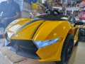 LAMBO Акумулаторна кола CORDOBA жълт, снимка 3