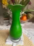 Стара стъклена ваза, снимка 10