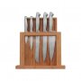 Висококачествен сет ножове със стойка и дъска, снимка 2