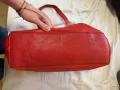 Чанта на Fossil естествена кожа червена, снимка 6