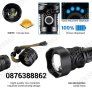ПРОМО! Мощен Лед фенер 900000W POLICE 24см,USB, Акумулаторен, Зуум, Водоустойчив, снимка 5