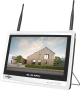 12" LCD Монитор с NVR Hiseeu – 10-канален безжичен рекордер за видеонаблюдение, снимка 1
