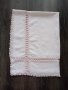 Ленена покривка с дантела , снимка 2