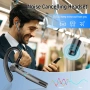 Bluetooth слушалки, безжични слушалки с ENC микрофон, едноушни Bluetooth слушалки V5.3 , снимка 4