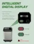 Преносим душ за къмпинг - 6000mAh акумулаторна помпа, снимка 2