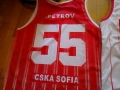 ЦСКА София баскетболен екип отличен #55 Петров размер М два броя шорти и тениска, снимка 9