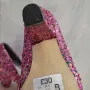 Бутикови розови дамски обувки на ток номер 37 🎀, снимка 3