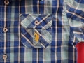 Нова детска карирана риза за момче U.S. POLO ASSN. размер 7г, 116-122см, снимка 3
