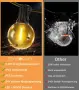 LED външен гирлянд JEYMORKEY, 30 метра, външни градински светлини, 40+2 LED крушки, IP44 , снимка 3