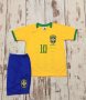 Бразилия Екип Неймар с анцуг и къс ръкав  калци Бразилия 2024г, снимка 3