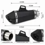 Черно неръждаемо мото гърне 345 mm с DB Killer, снимка 3