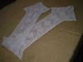 Винтидж плетена на една кука дантела от 30-те години на миналия век, продълговата покривка за маса, , снимка 3