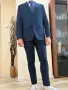 Тъмно син мъжки костюм Reserved Slim Fit, снимка 2