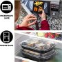Нови 10 броя херметична кутия за храна съхранение за многократна употреба, снимка 3