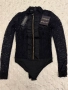 Блуза-боди Black Lace Caramella Fashion, снимка 3