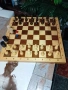 Шах-табла48/48 с дървени фигури и пулове, снимка 3