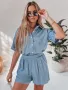 Дамски комплект от две части oversize LINEN LOVE, 2цвята , снимка 3