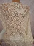 Бяла финна Жилетка /дантела и перли, снимка 7