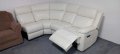 ПРОМОЦИЯ!!! Светло кремав ъглов диван с електрически релакс механизъм, снимка 5