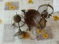 Немски Бронзови стенни лампи, снимка 9
