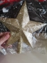 Нова Коледна декорация - звезда . Цвят  златист, цена 1,70лв, снимка 2